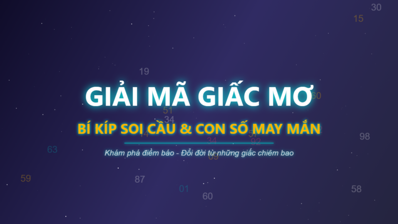 Giải Mã Giấc Mơ: Bí Kíp Soi Cầu Chính Xác Và Mơ Thấy Đánh Con Gì Để Đổi Đời?
